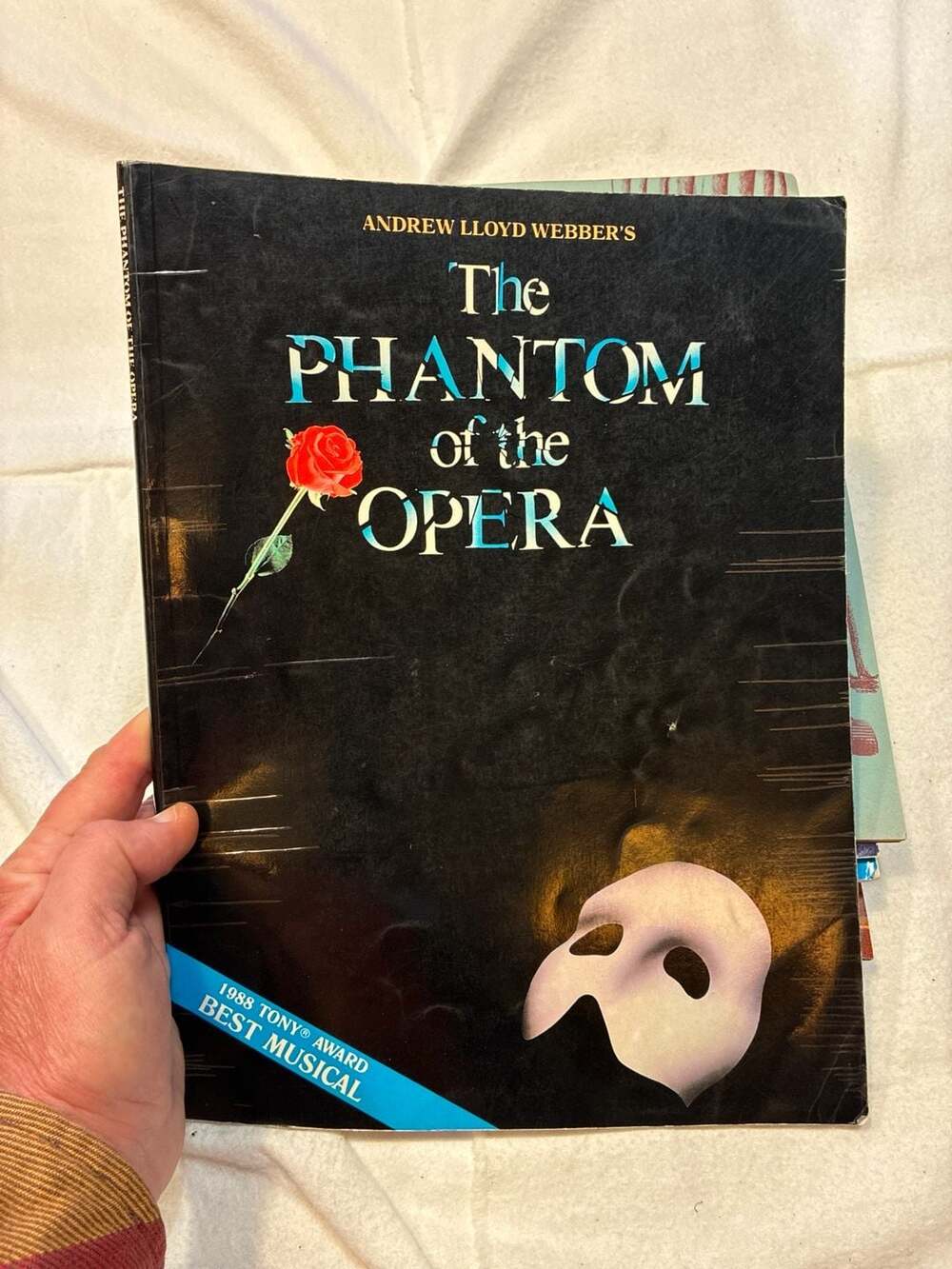 The Phantom of the Opera Piano/Vocal Selections Music Book Andrew Lloyd Webber
